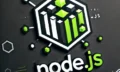 DALL·E 2024-09-17 13.12.04 - A modern and sleek logo for 'Node.js'. The design should include elements representing JavaScript, server-side development, and scalability. The color