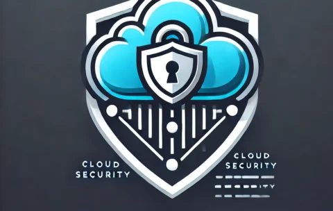 DALL·E 2024-09-17 13.36.14 - A modern and sleek logo for 'Cloud Security'. The design should symbolize protection, data security, and cloud computing. Incorporate a cloud shape wi