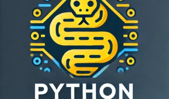 DALL·E 2024-09-17 15.40.16 - A modern and sleek logo for 'Python Programming'. The design should feature elements representing coding and programming, with the signature Python sn